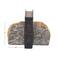 CosmoLiving by Cosmopolitan 7" Gray Glam Stone Bookends, 2ct.